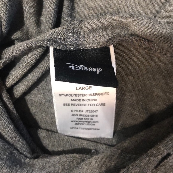 Supper soft Girls Mini Mouse grey hoodie - Picture 3 of 5